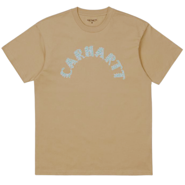 Camiseta Carhartt Wip Plant Script Dusty Hamilton Brown