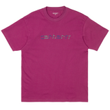 Camiseta Carhartt Wip Shadow Script Pink