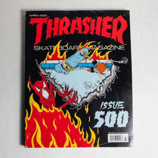 REVISTA THRASHER MAGAZINE - EDIÇÃO 500/ MARÇO 2022