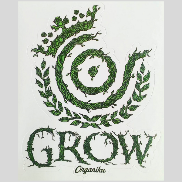 Sticker Organika Grow