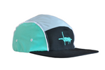 Boné Drama Five Panel Logo Script colors