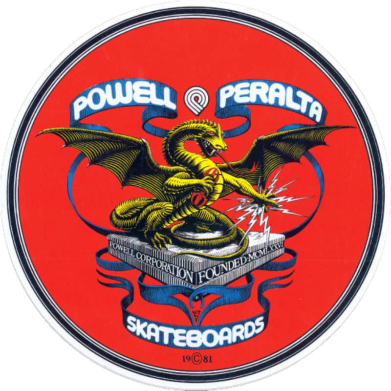 Adesivo Powell Peralta Dragon Banner – Forever Skate Shop