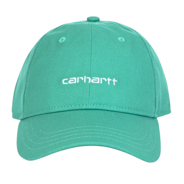 Boné Carhartt Canvas Script Verde Água