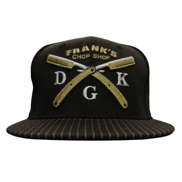 Boné DGK Collab Frank´s Chop Shop Canvas Black