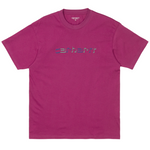 Camiseta Carhartt Wip Shadow Script Pink