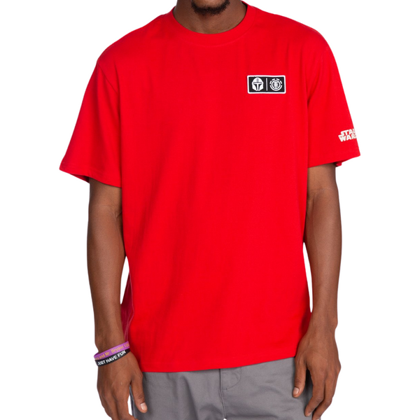 Camiseta Element x Star Wars Mando Vermelha