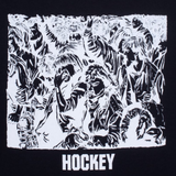 Camiseta Hockey Skateboard Rockers Manga Longa Black