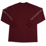 Camiseta Primitive Skateboard Chaos Since Long Sleeve Vinho