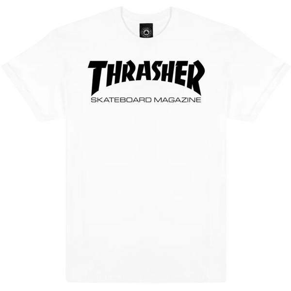 Camiseta Thrasher Skateboarding Magazine White