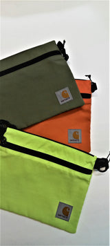 SHOULDER BAG CARHARTT - JACOB BAG/ LARANJA/ VERDE