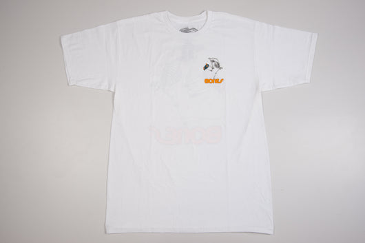 Camiseta Powell Peralta Skateboarding Skeleton Branca