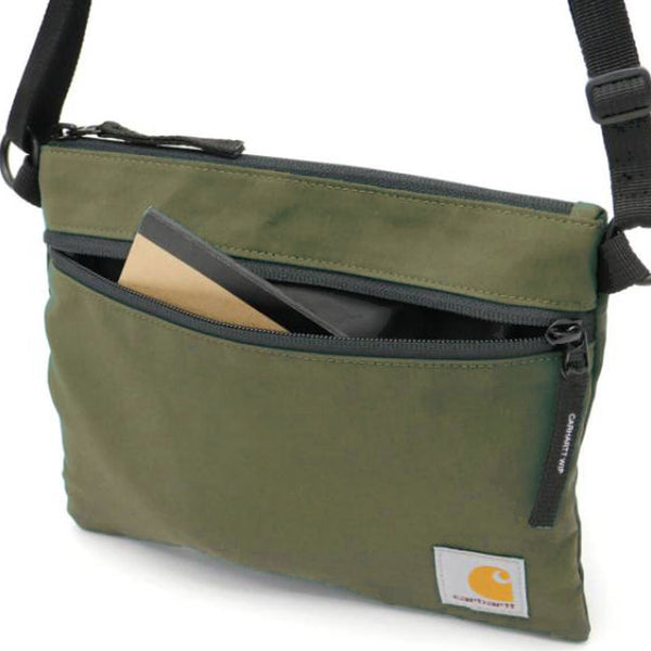 SHOULDER BAG CARHARTT - JACOB BAG/ LARANJA/ VERDE